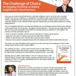 Challenge of Choice